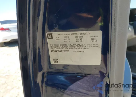 2011 Chevrolet Impala Ls from USA, damaged, VIN 2G1WA5EK4B1129373